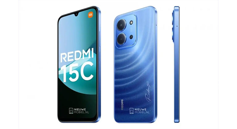 Bocoran render REDMI 15C menunjukkan empat pilihan warna